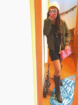 「KATESPADESATURDAYS」｜LOCO❤︎さん（レディース・159cm）の冬コーディネート