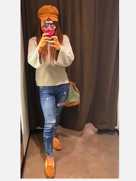 LOCO❤︎さん（レディース・159cm）の冬コーディネート