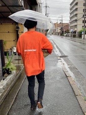 COOTIE PRODUCTIONSのTシャツ/カットソー（オレンジ系）を使った人気