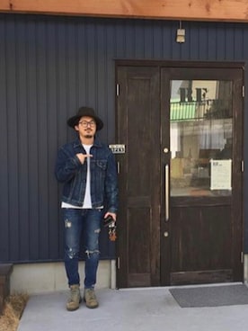 「TODAYFUL（トゥデイフル）のアイテム」を使った、kao.83さん（メンズ・171cm）の秋コーディネート