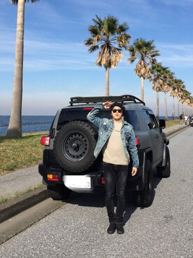 「Abercrombie&Fitch（アバークロンビーアンドフィッチ）のアイテム（デニムジャケット）」を使った、kao.83さん（メンズ・171cm）の秋コーディネート