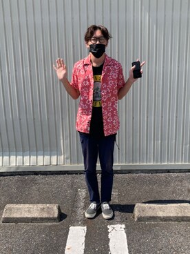 「HILFIGER DENIM（ヒルフィガーデニム）のアイテム」を使った、kao.83さん（メンズ・171cm）の夏コーディネート