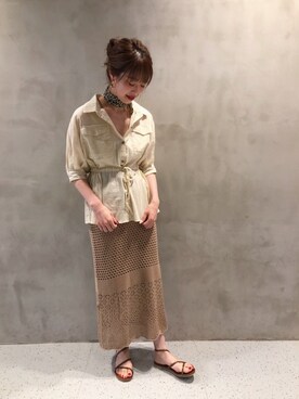 hrkさん（レディース・165cm）の夏コーディネート