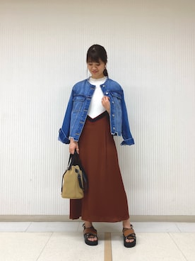 「CAST:（キャスト コロン）のアイテム（ジャケット/アウター）」を使った、natsukiさん（レディース・158cm）の春コーディネート