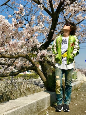 KEITA(ΦωΦ)さん(メンズ・181cm)の春コーディネート