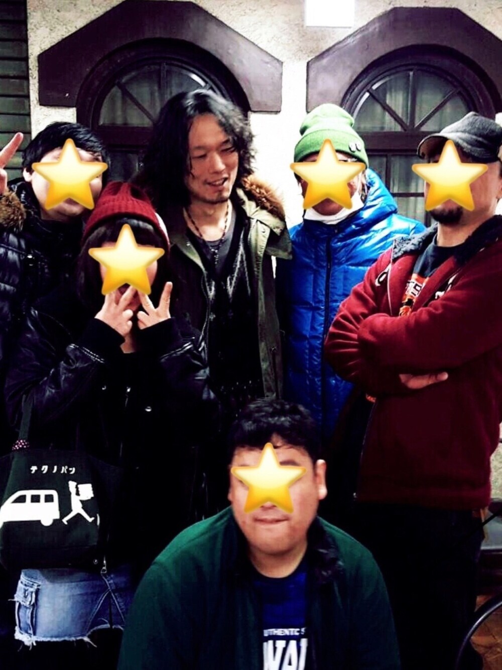 「バンドマン、UP-BEAT、モッズコート、N3B、古着MIX、ロック、glamb、HARE、ATTACHMENT、レイヤードスタイル」｜「Bloody Maryのアイテム（ネックレス、シルバー系）」を使った、KEITA(ΦωΦ)さん（メンズ・181cm）の冬コーディネートの1枚目の写真