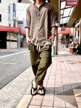 「BACKNUMBER」｜「アイテム（アナログ腕時計）」を使った、KEITA(ΦωΦ)さん（メンズ・182cm）の夏コーディネート