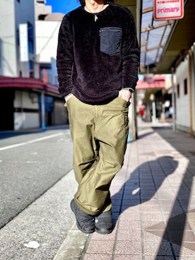 「M-65」｜「アイテム（その他）」を使った、KEITA(ΦωΦ)さん（メンズ・182cm）の冬コーディネート