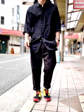 「プラスJ」｜「アイテム（その他）」を使った、KEITA(ΦωΦ)さん（メンズ・182cm）の夏コーディネート
