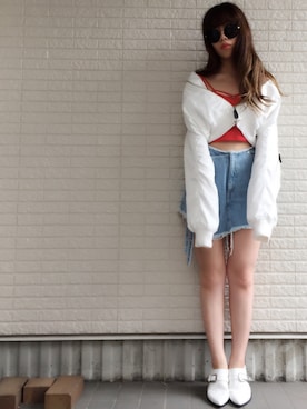 Maiさん（レディース・155cm）の春コーディネート