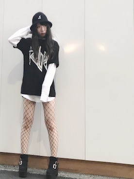 「one way（ワンウェイ）のアイテム（シューズ）」を使った、Maiさん（レディース・155cm）の秋コーディネート