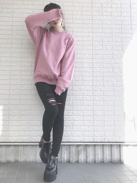 「アイテム（ピアス（両耳用））」を使った、Maiさん（レディース・155cm・20代）の春コーディネート