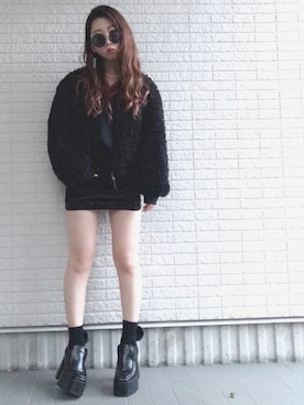 「アイテム（ピアス（両耳用））」を使った、Maiさん（レディース・155cm・20代）の冬コーディネート