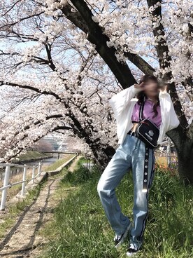 「アイテム（ピアス（両耳用））」を使った、Maiさん（レディース・155cm・20代）の春コーディネート