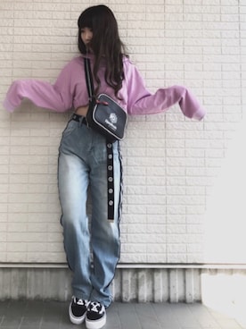 「アイテム（ピアス（両耳用））」を使った、Maiさん（レディース・155cm・20代）の春コーディネート