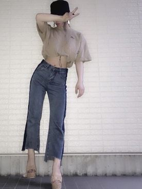 「アイテム（ピアス（両耳用））」を使った、Maiさん（レディース・155cm・20代）の夏コーディネート
