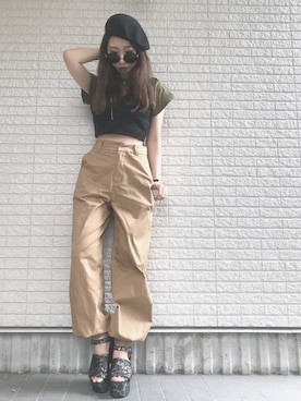 「アイテム（ピアス（両耳用））」を使った、Maiさん（レディース・155cm・20代）の秋コーディネート
