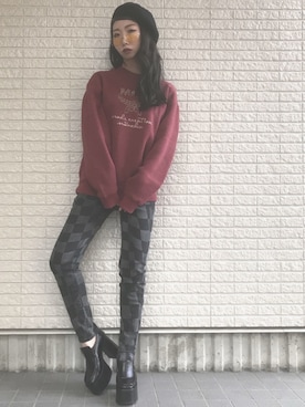 「アイテム（ピアス（両耳用））」を使った、Maiさん（レディース・155cm・20代）の冬コーディネート