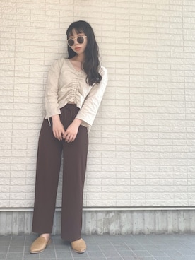 Maiさん（レディース・157cm）の春コーディネート