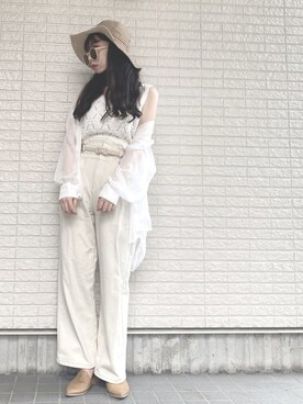 Maiさん（レディース・157cm）の春コーディネート