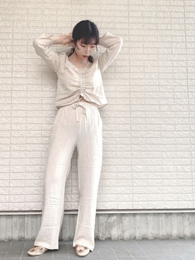 「おうちスタイル」｜「アイテム（その他）」を使った、Maiさん（レディース・157cm）の夏コーディネート