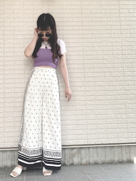 Maiさん（レディース・157cm）の夏コーディネート