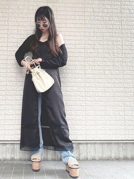 Maiさん（レディース・157cm）の夏コーディネート