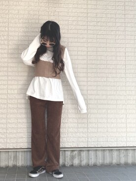 Maiさん（レディース・157cm）の秋コーディネート