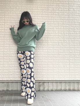 「ダイナー女子」｜Maiさん（レディース・157cm）の秋コーディネート