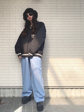 「FIG&VIPER（フィグアンドバイパー）のアイテム（シューズ）」を使った、Maiさん（レディース・157cm）の秋コーディネート