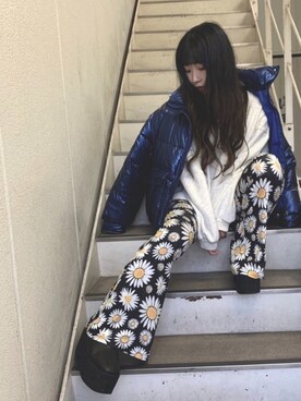 「ダイナー女子」｜Maiさん（レディース・157cm）の冬コーディネート