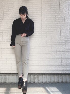 Maiさん（レディース・157cm）の春コーディネート