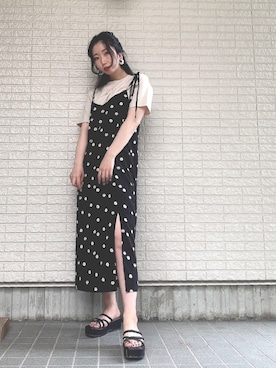 「Chuu」｜「アイテム（ワンピース/ドレス）」を使った、Maiさん（レディース・157cm）の夏コーディネート