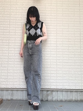 「ダイナー女子」｜Maiさん（レディース・157cm）の夏コーディネート