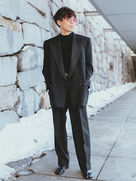 「アイテム（テーラードジャケット）」を使った、Dr.Pesanさん（メンズ・174cm・20代）の春コーディネート