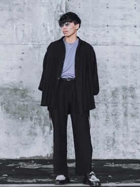 「VERYNERD（ベリーナード）のアイテム」を使った、Dr.Pesanさん（メンズ・174cm）の春コーディネート