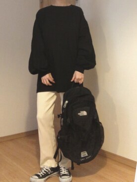 ザ ノースフェイス ホットショットを使った人気ファッションコーディネート Wear