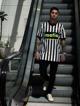 「men」｜「アイテム（ジャージ）」を使った、mahsyianさん（メンズ・173cm）の秋コーディネート