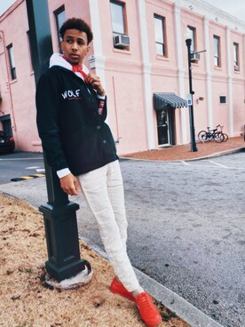 「fashionblogger」｜mahsyianさん（メンズ・188cm）の冬コーディネート