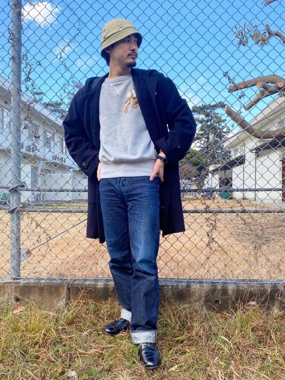 Paul Smithのダッフルコートを使ったメンズ人気ファッション