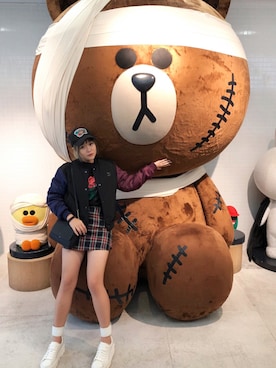 「原宿」｜「アイテム（雑貨/ホビー）」を使った、SOSOさん（レディース・163cm）の冬コーディネート