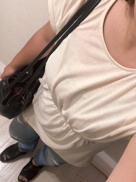 Rinさんの「2way巾着BAG」を使ったコーディネート