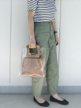 カーゴパンツを使った ストレートパンツ のレディース人気ファッションコーディネート Wear