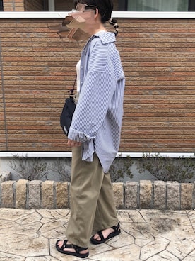 「L.H.P（エルエイチピー）のアイテム（サンダル）」を使った、𝘼 𝙆 𝙄さん（レディース・149cm）の夏コーディネート