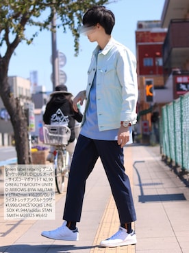 「平成最後のWEARISTAセンバツ」｜「アイテム（デニムジャケット）」を使った、GPさん（メンズ・163cm）の春コーディネート