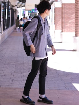 「HARUSAKU CC」｜GPさん（メンズ・163cm）の夏コーディネート