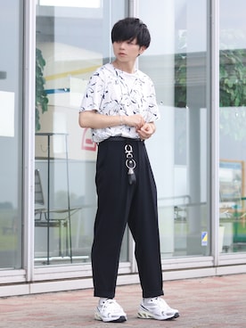 「アイテム（キーケース/キーアクセサリー）」を使った、GPさん（メンズ・163cm）の夏コーディネート