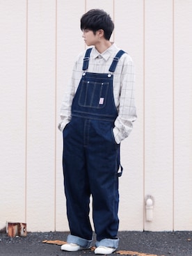 サロペット オーバーオールを使った 秋のコーデ の人気ファッションコーディネート Wear