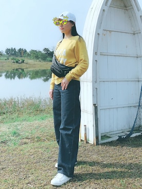 「日常」｜「アイテム（その他シューズ）」を使った、KreuzRoseさん（レディース・164cm）の春コーディネート