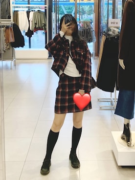 「通勤穿搭」｜「アイテム（ブルゾン）」を使った、KreuzRoseさん（レディース・164cm）の秋コーディネート